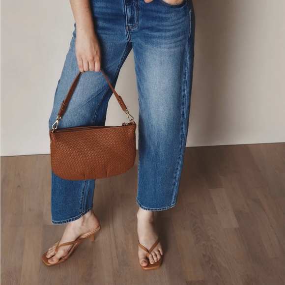 Quince Italian Leather Handwoven Leather Mini Shoulder bag - Picture 2 of 7